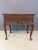 George III Walnut Lowboy Dressing Table, English C. 1770 With Boxwood Stringing For Sale In Philadelphia - Image 6 of 14