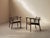 French Modernist Reconstruction Oak Armchairs, 1940s, Set of 2 For Sale - Image 16 of 16