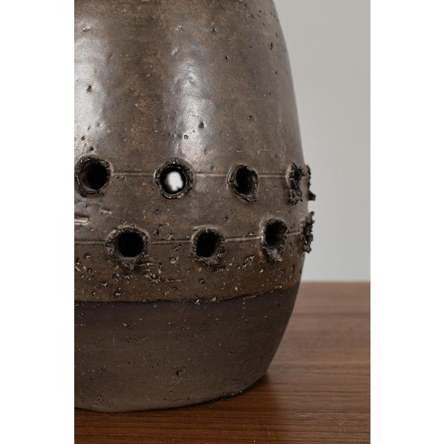 Danish Ceramic Table Lamp For Sale - Image 4 of 8