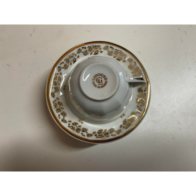 Early 20th Century Limoges Porcelain Tea Set by Goumot-Labesse With Floral Decoration - 17-Piece For Sale In Dallas - Image 6 of 10