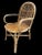 Mid-Century Rattan Armchairs, 1950s, Set of 4 For Sale - Image 4 of 14