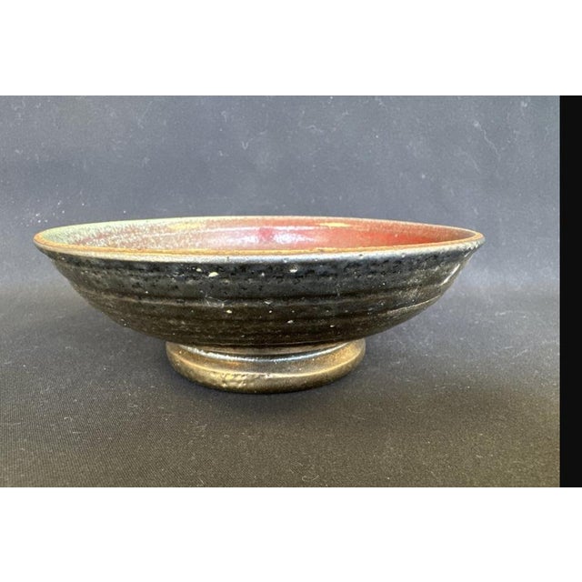 Black Vintage Ceramic Cup, 1950 For Sale - Image 8 of 9