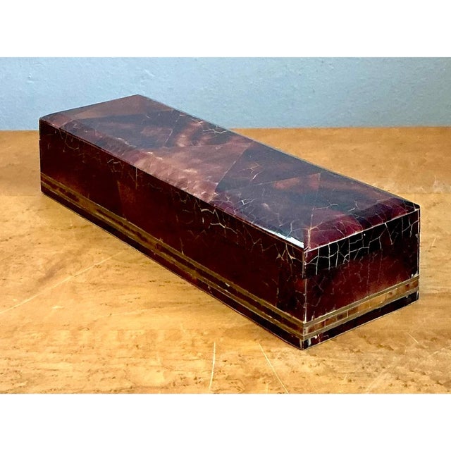 Late 20th Century Vintage Coconut Shell Decorative Box For Sale - Image 5 of 15