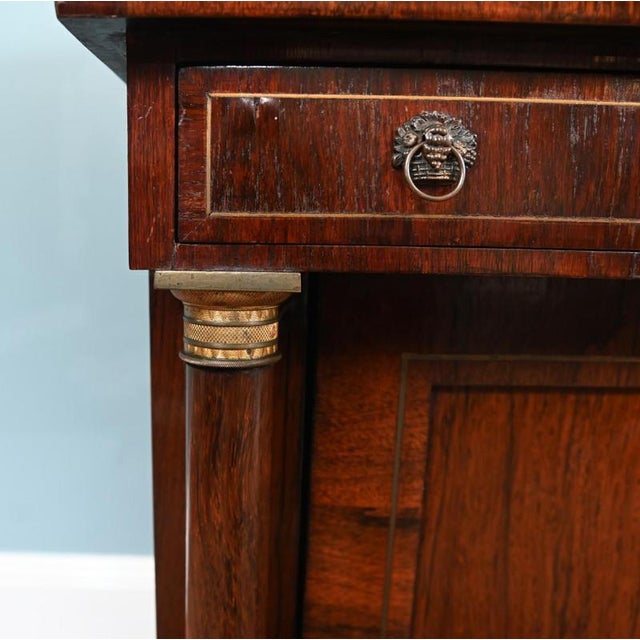 Hollywood Regency Regency Chiffonier Side Cabinet, 1810s For Sale - Image 3 of 6
