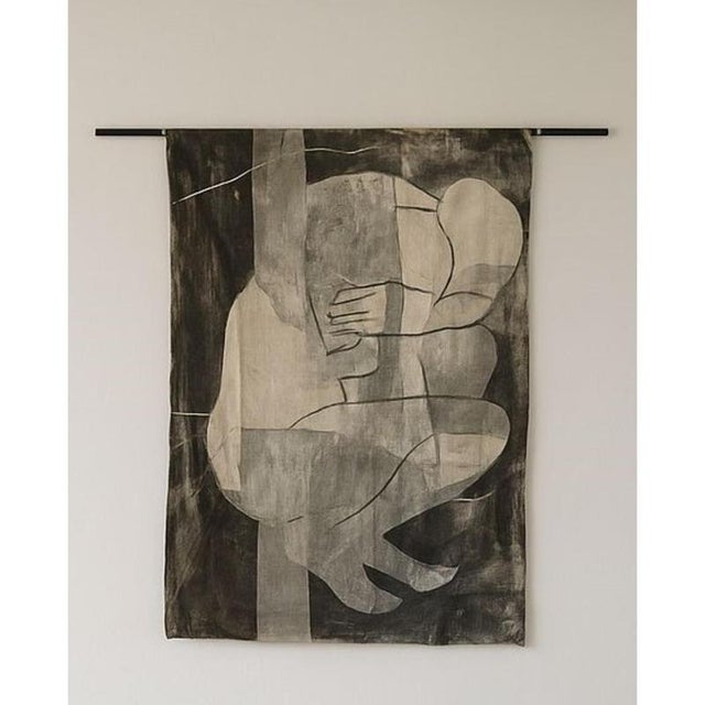 Dos À Dos Wall Tapestries in Acrylic and Wool by Tina Tictone, Set of 2 For Sale - Image 6 of 8