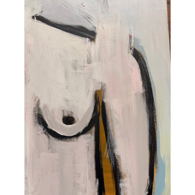 2020s Contemporary 'In Conversation' Original Acrylic Painting by Sara Ward For Sale - Image 5 of 7