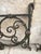 Pair of 18th Century Italian Painted Wrought Iron Wall Mounted Candle Holders For Sale - Image 17 of 18