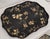 Victorian 19th Century Black Lacquer Gilt Floral Papier-Mâché Tray For Sale - Image 3 of 3