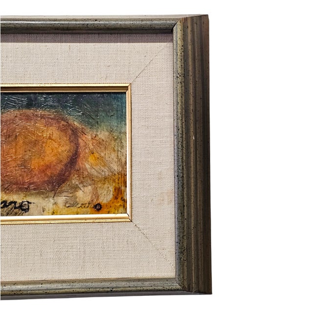 Impressionist Pasquale "Pasqual" Cucaro Signed Oil on Board, California Modernist Still Life For Sale - Image 3 of 14