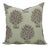 Fabdivine Artisan Block Print Throw Pillow Cover 24x24 Inch Duck Canvas-Anar For Sale