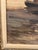 Ecru Vintage 1968 Petko Kadiev Original Harbor Painting in Vintage Frame For Sale - Image 8 of 18