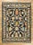 Colorful Vintage Black Oushak Rug, 9'5 X 12'8 For Sale - Image 9 of 10