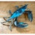 Metal Vintage Patinated Metal Crab Figure For Sale - Image 7 of 12
