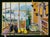 Trompe l'Oeil Still Life and Landscape in Acrylic on Masonite Still life in the trompe l'oeil style by Richard M. Bacon...