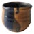 1982 Studio Art Pottery Blue Terracotta Vase California For Sale