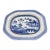 Antique Chinese Blue and White Canton Porcelain Deep Platter, Circa 1830s For Sale