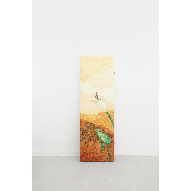 1980s Calla Lily Wall Partition For Sale - Image 5 of 7