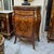 Louis XVI Style Marble Top Commode Cabinet – Luxury Marquetry With Gold Leaf Details For Sale In Miami - Image 6 of 7