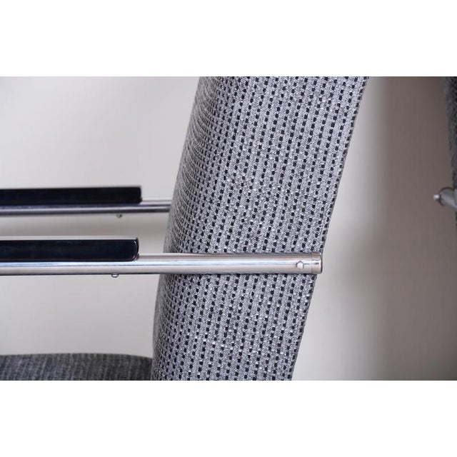 Grey Tubular Lounge Chairs by Anton Lorenz, 1930s, Set of 2 For Sale - Image 4 of 9