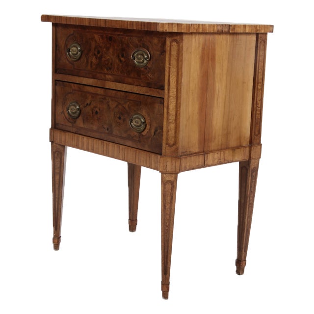 Antique Small Louis XVI Chest of Drawers in Walnut, 1780 For Sale