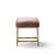 Mid 20th Century Warren Lloyd for Weiman Mid Century Brass X Base Stools - Pair For Sale - Image 5 of 12