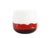 White, Red and Grey Murano Glass Vase attributed to Salviati, 1960s For Sale - Image 3 of 10