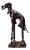 Metal Dog Sculpture attributed to Robert H. Crutchley, 1970s For Sale