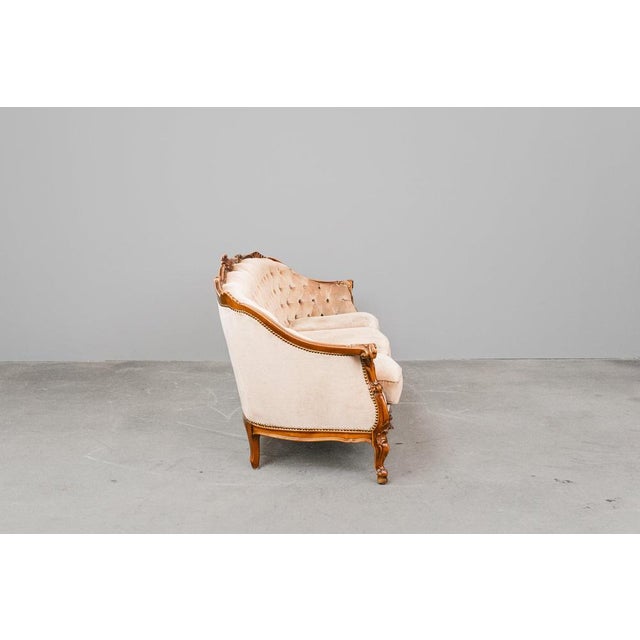 Item: Sofa Period & Style: Baroque style from the 20th century Features - very elegant and prestigious seating with...