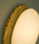 Gold Vintage Glass Sconce with 234 Opaline Glass and Gilt Aluminum from Glashütte Limburg, 1970s For Sale - Image 8 of 16