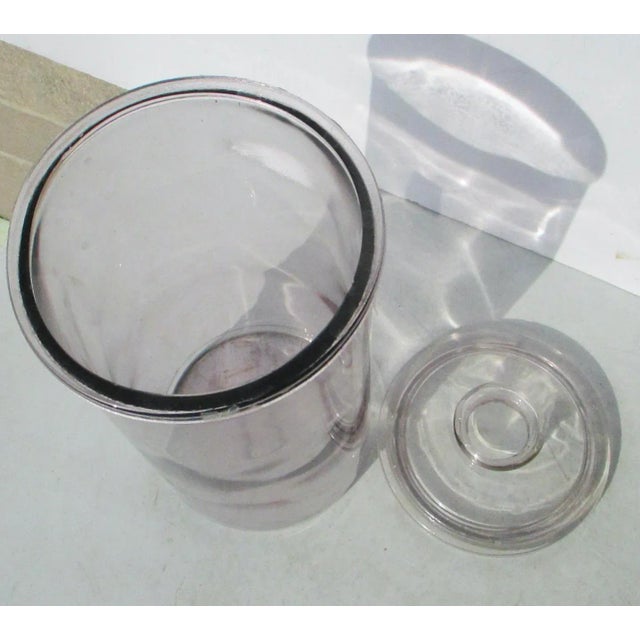 1950s Vintage 1950s Blown Glass Barber Jar For Sale - Image 5 of 8