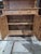 Wood Antique European Pine Kitchen Dresser Hutch With Wire Mesh Doors For Sale - Image 7 of 8
