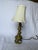 A Pair of 1950s Carved Bronzed Brass Lamps For Sale - Image 9 of 11