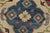 Kazak Rug 10’1” X 13’6” Blue Wool Tribal Hand-Knotted Oriental Carpet For Sale - Image 9 of 15