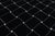 Cream Contemporary Graphic Basketweave Black and Cream Wool Rug Modernist Grid 8x10 For Sale - Image 8 of 12