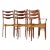 Arne Wahl Iversen Gs90 Mid Century Danish Teak Dining Chairs With Rope Seats - Set of 6 For Sale