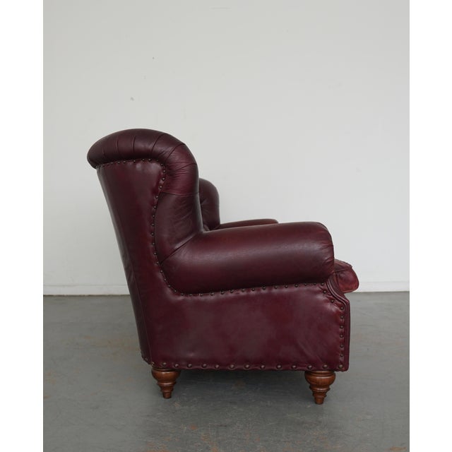 2010s Restoration Hardware Churchill Leather Sofa For Sale - Image 5 of 14