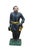 Antique cast iron paperweight / bookends / doorstop statues depicting Civil War military officers / soldiers General...