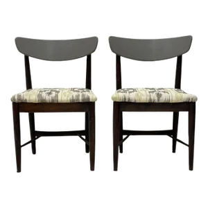 Vintage Mid Century Modern Modern Chairs- Set of 2