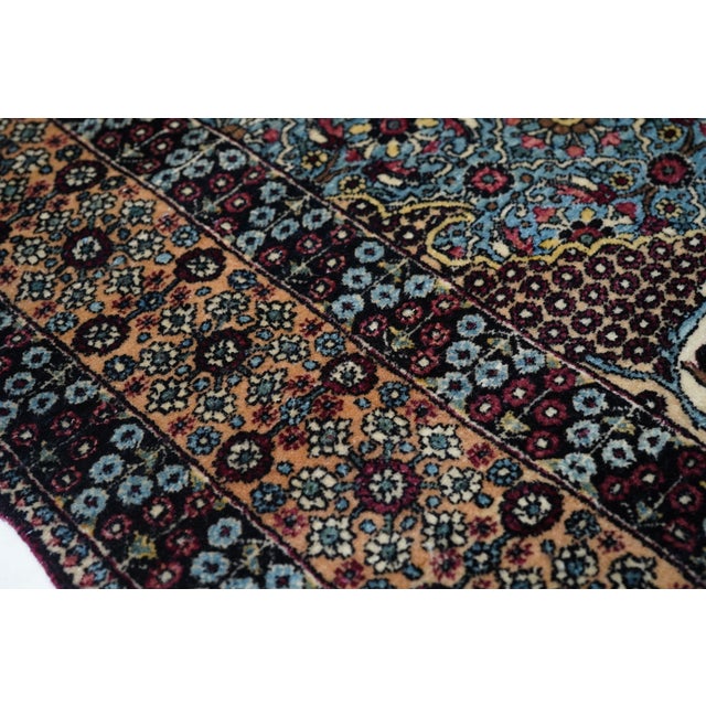 Antique Tehran Rug 4'5'' X 6'11'' For Sale - Image 4 of 11