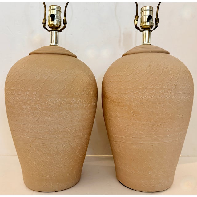 Mid-Century Modern Pair of Beehive Table Lamps by Elite '92 For Sale - Image 3 of 14