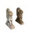 2000 - 2009 Pair of Vintage Cast Stone Winged Griffins For Sale - Image 5 of 12
