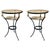 Mid 20th Century Pair of Gilded Wrought Iron Empire Coffee Tables For Sale - Image 15 of 18
