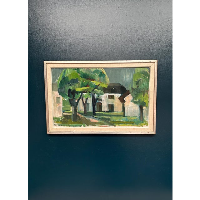 Harry Wichmann, The White House, 1950s, Oil on Canvas, Framed For Sale - Image 17 of 18