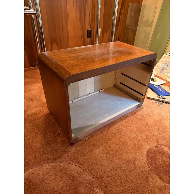 Founders Walnut, Chrome and Glass Shelving Unit, Jack Cartwright For Sale - Image 15 of 15