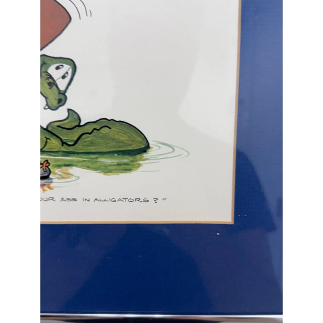 Paper Circa 1983 Robert Marble "Alligators" Offset Lithograph + Signed Edition 631 of 750 For Sale - Image 7 of 12