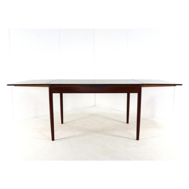 Extendable Rosewood Stenstrup Dining Table For Sale - Image 4 of 16