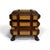 Early 20th Century Antique Footed Two-Tone Tramp Art Jewelry Box With Mirror For Sale - Image 5 of 10