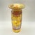 Abstract Roger Roland Golden Iridescent Signed Art Glass Vase (Hand Blown, 8.75-inch, Vintage) For Sale - Image 3 of 17