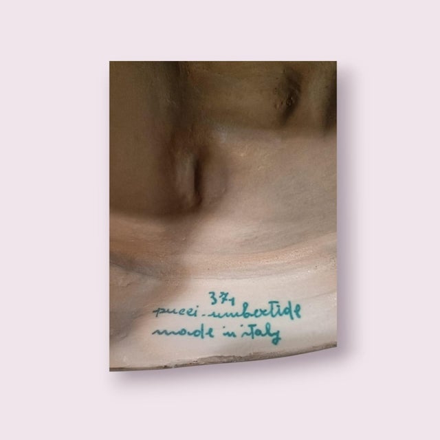 1950s Ceramic Mask from Pucci Umbertide, 1950s For Sale - Image 5 of 7