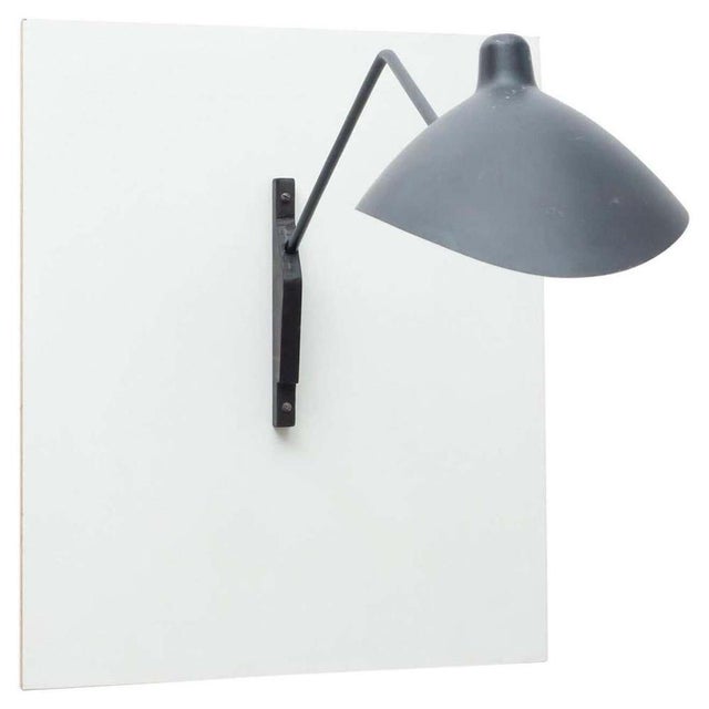 Mid-Century Metal Wall Lamp, 1950s For Sale - Image 10 of 11